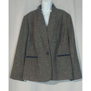 Elegant Women's Houndstooth Blazer